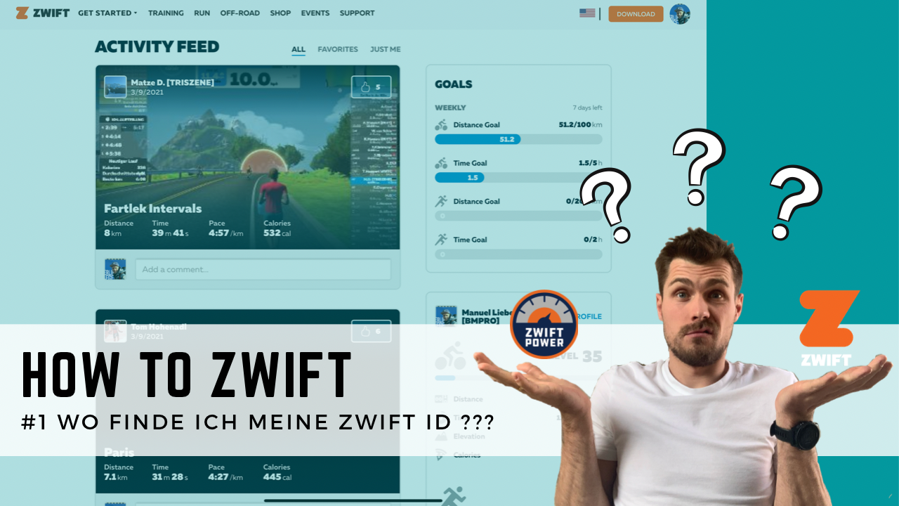 How to Zwift #1 – Wo finde ich meine Zwift-ID