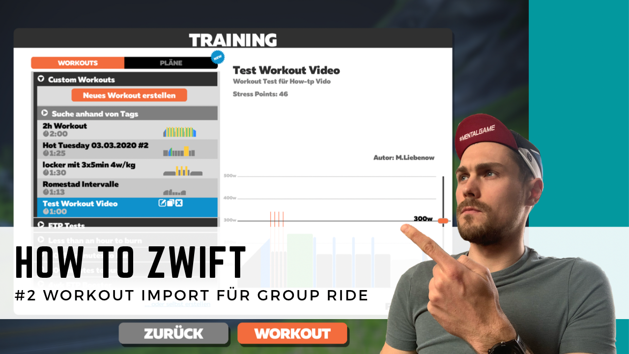 How to Zwift #2 – Workout Import für Group Ride